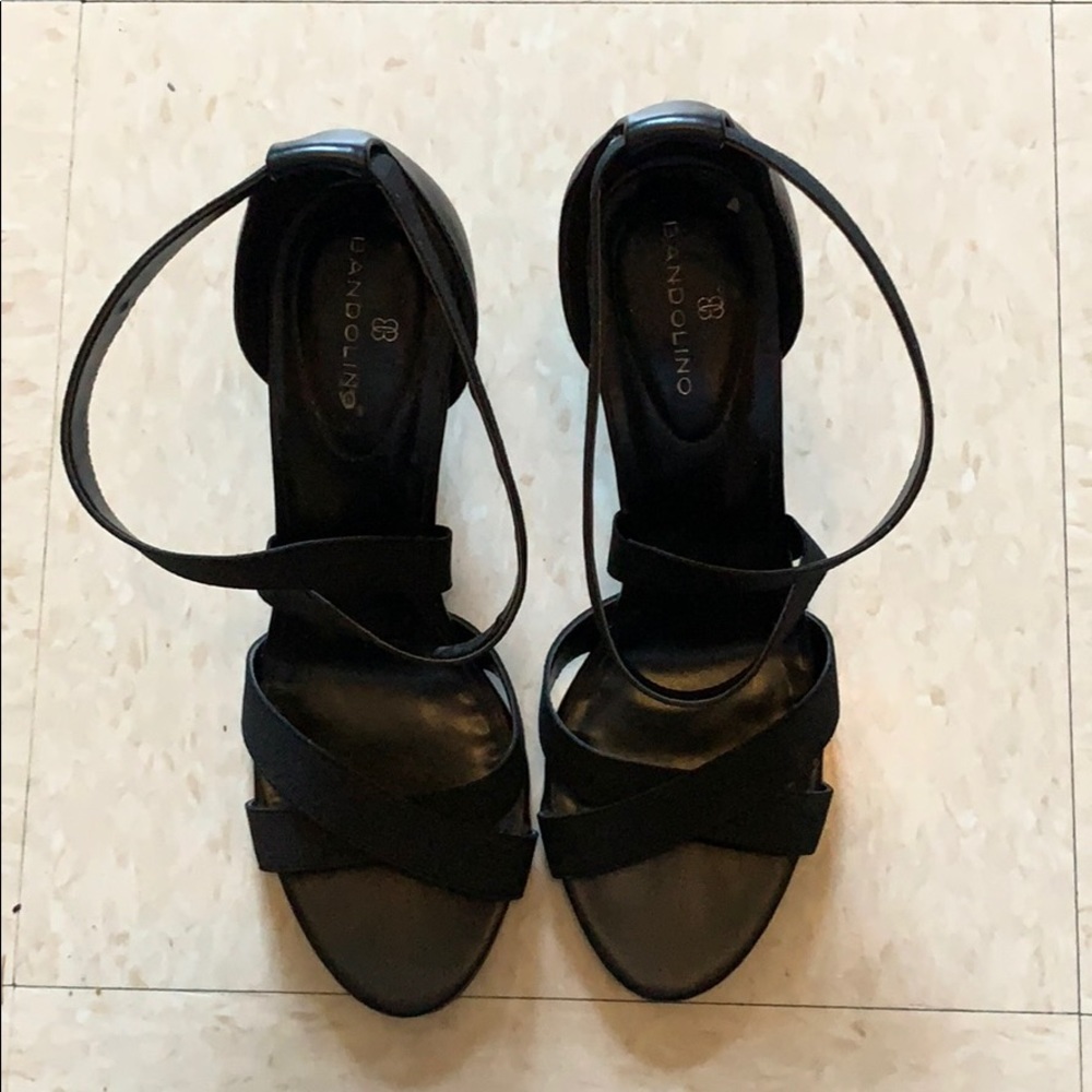 Black Strappy Heel